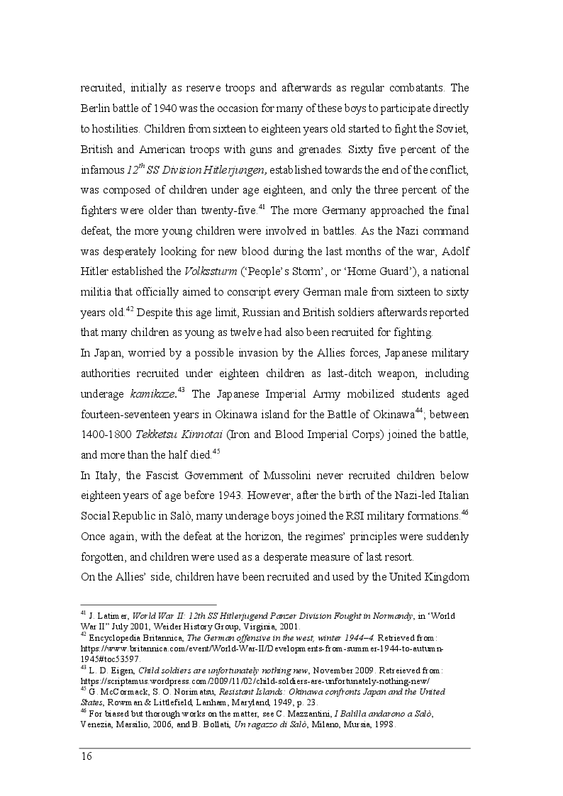 Estratto dalla tesi: COMMUNICATION STRATEGIES WITHIN UNITED NATIONS - The case of the Office of the Special Representative of the Secretary-General for Children and Armed Conflict on child soldiers