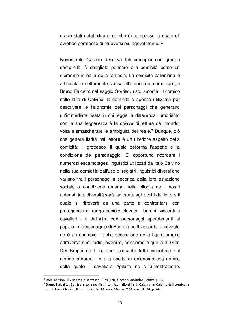 Estratto dalla tesi: Italo Calvino lettore dell'Ariosto