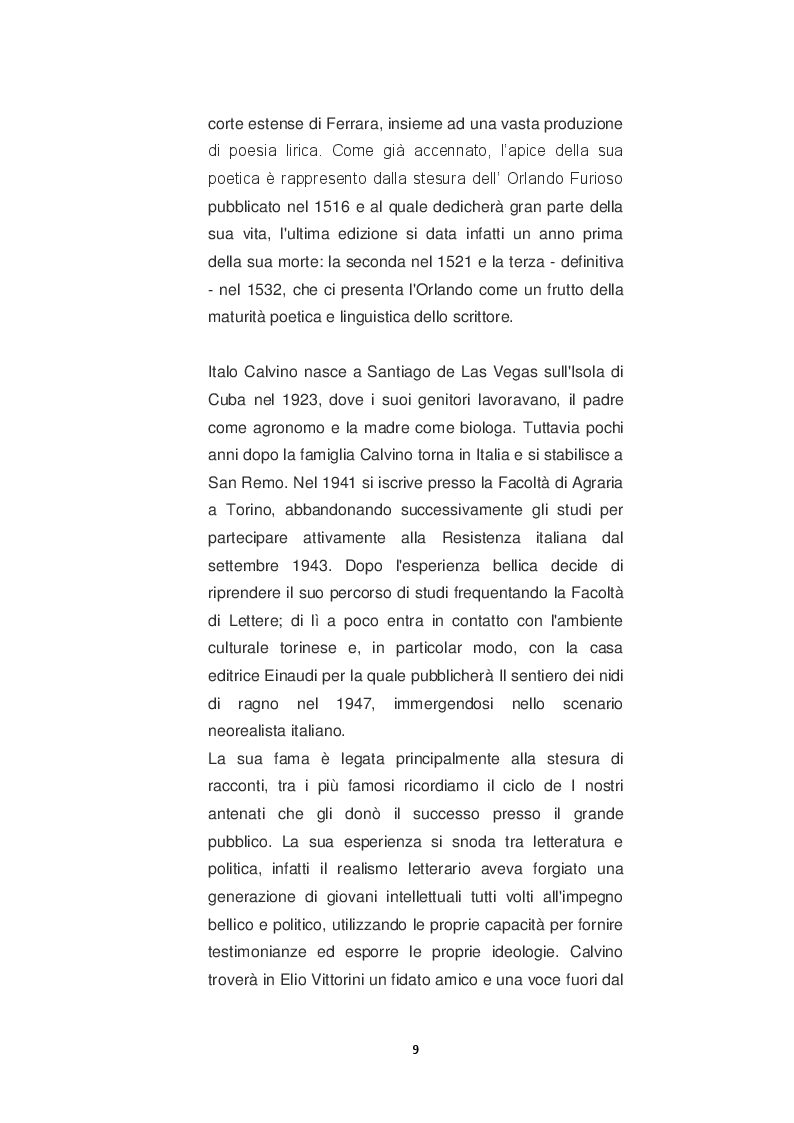 tesina gratis italo calvino