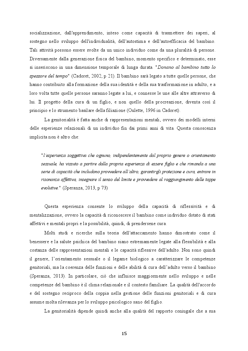Estratto dalla tesi: Omogenitorialità: un contributo di ricerca