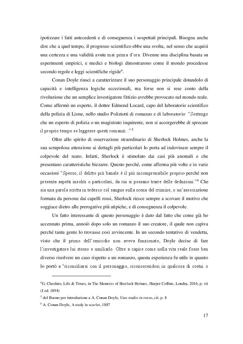 Estratto dalla tesi: Comparazione delle traduzioni del romanzo ''Uno studio in rosso''