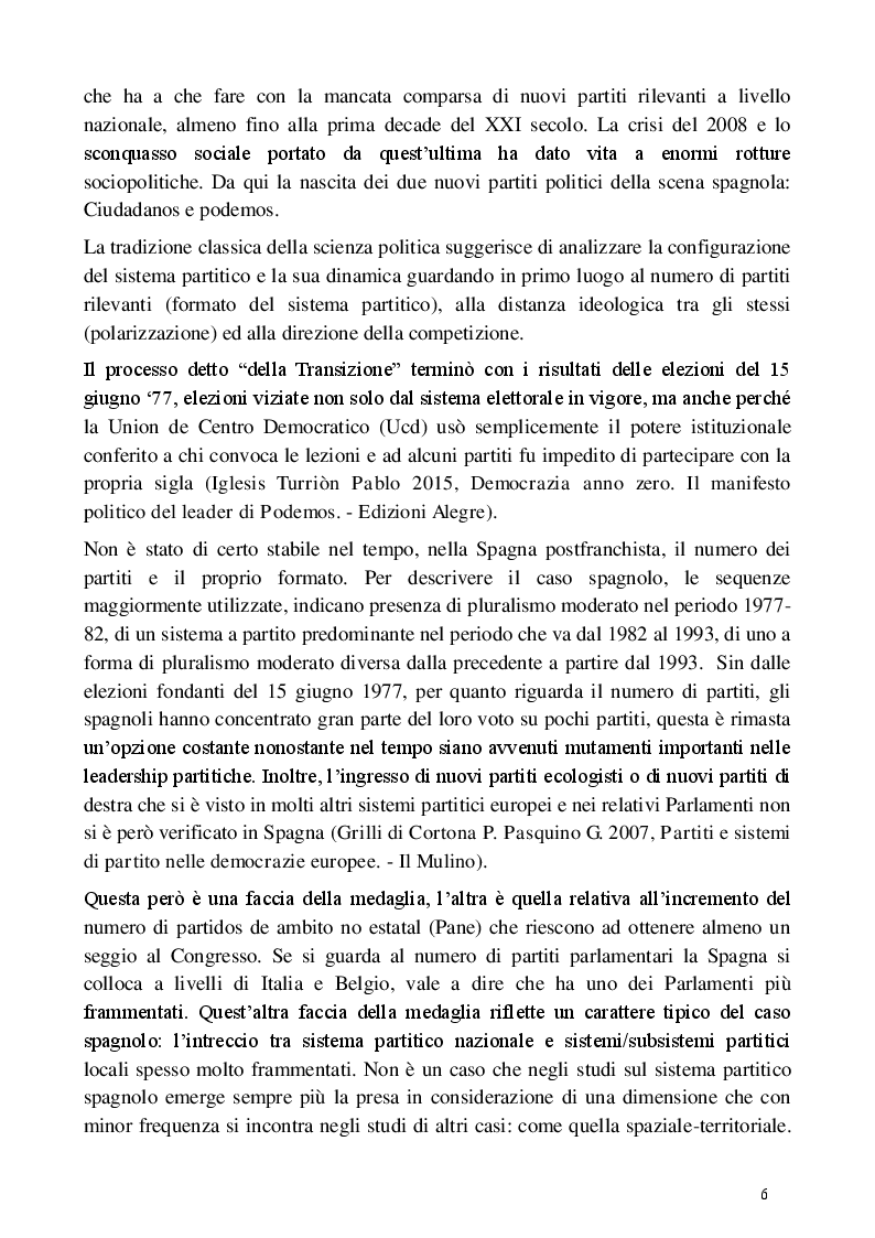Estratto dalla tesi: L’evoluzione del sistema partitico e politico spagnolo dal 1978 al 2015