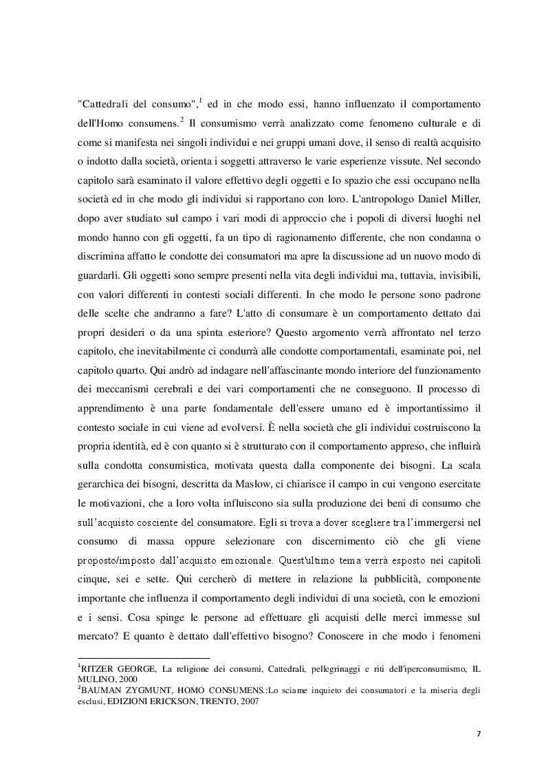 Anteprima della tesi: Logicità, permanenza e peculiarità del consumismo: aspetti antropologici e meccanismi psicologici, Pagina 3