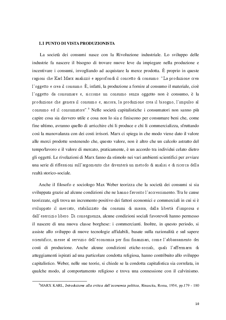 Anteprima della tesi: Logicità, permanenza e peculiarità del consumismo: aspetti antropologici e meccanismi psicologici, Pagina 6