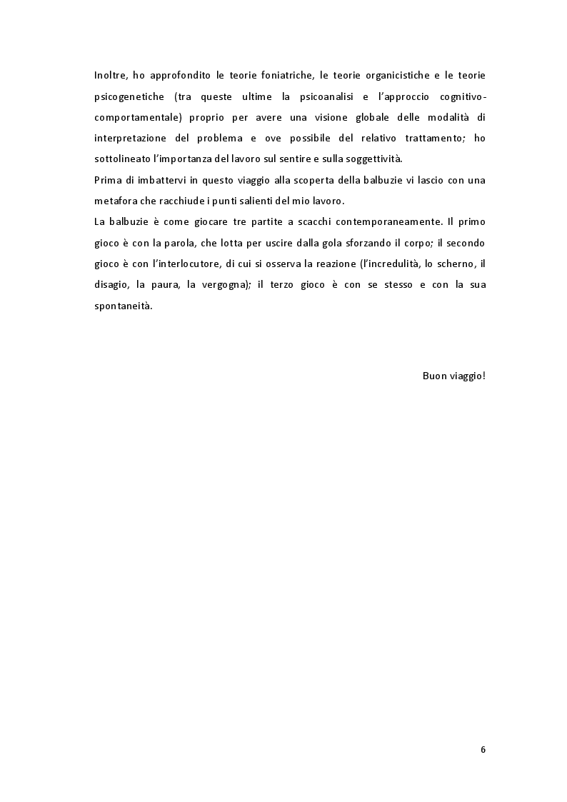 Anteprima della tesi: ''Parole in trappola'' - scacco alla balbuzie con l'approccio gestaltico ed analitico transazionale, Pagina 3