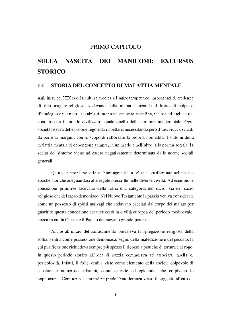 Anteprima della tesi: La riforma della sanità penitenziaria: il superamento dell'ospedale psichiatrico giudiziario e le prospettive pedagogico-educative, Pagina 4
