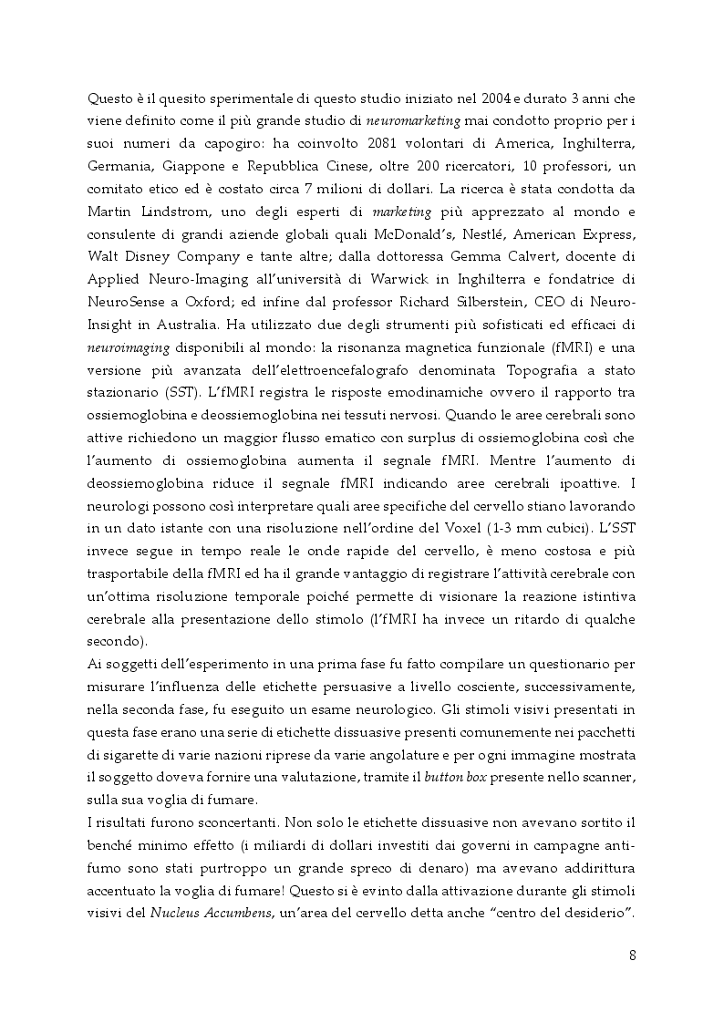 Estratto dalla tesi: Persuasione e tecniche di vendita
