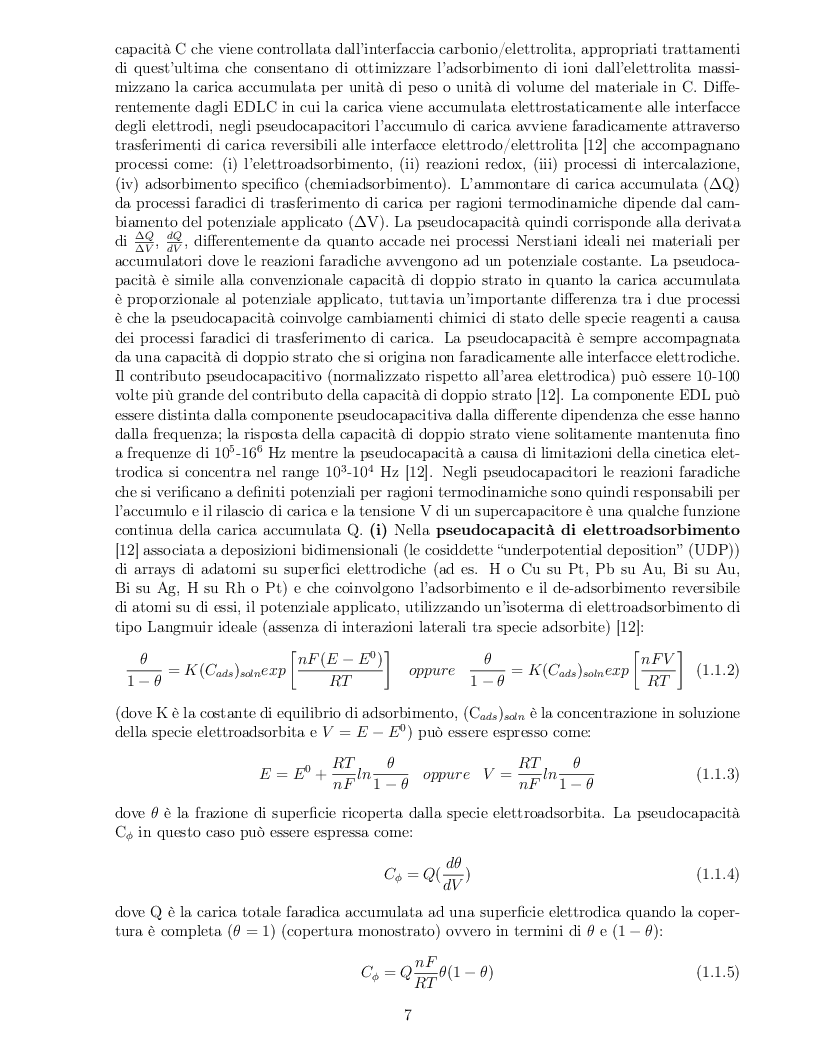 Anteprima della tesi: Impatto dei parametri strutturali e chimici sulle proprietà capacitive di nanotubi di carbonio, Pagina 4