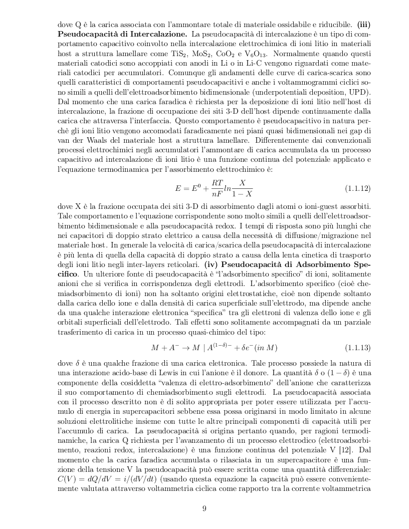 Anteprima della tesi: Impatto dei parametri strutturali e chimici sulle proprietà capacitive di nanotubi di carbonio, Pagina 6