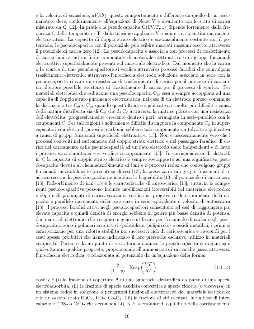Anteprima della tesi: Impatto dei parametri strutturali e chimici sulle proprietà capacitive di nanotubi di carbonio, Pagina 7