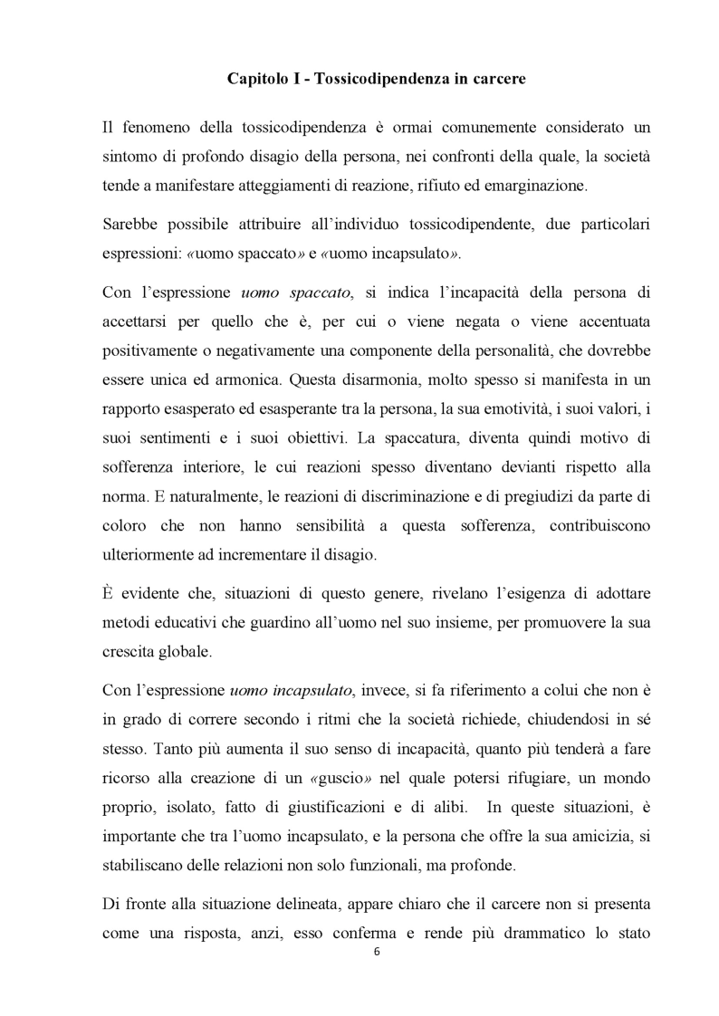 Anteprima della tesi: Percorsi verso la dipendenza da sostanze, Pagina 4