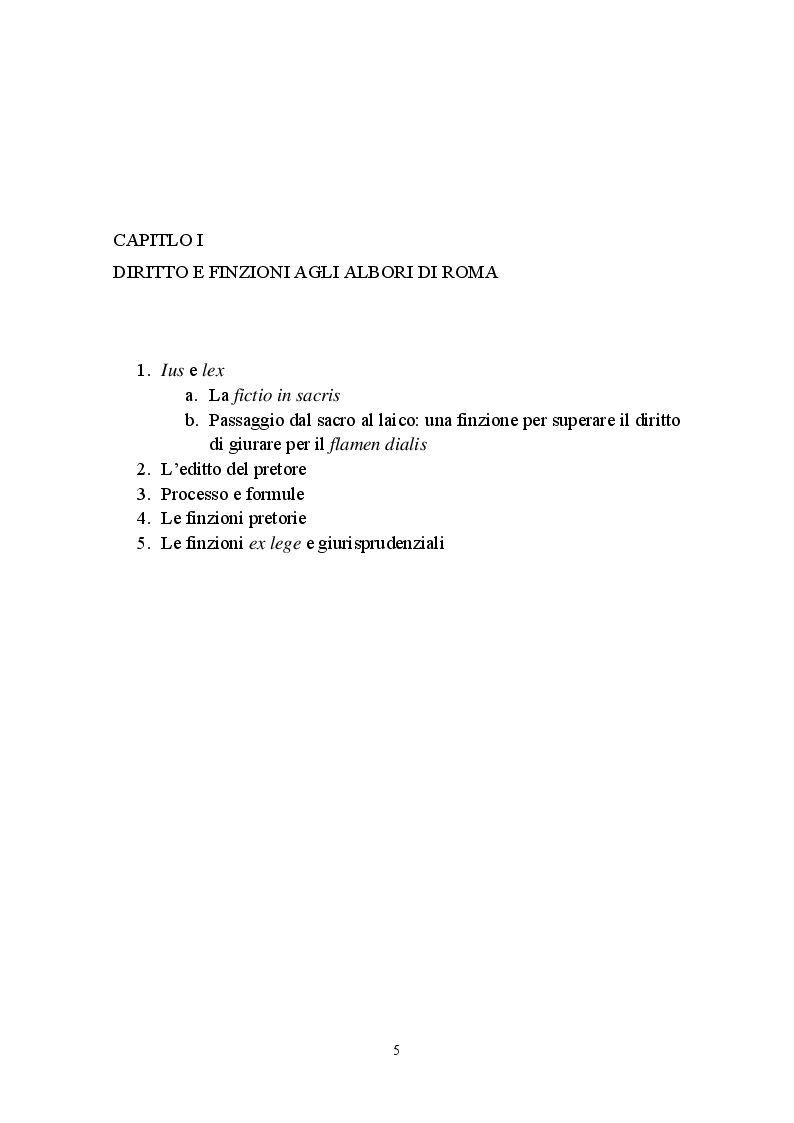 Anteprima della tesi: Fictio iuris, Pagina 5