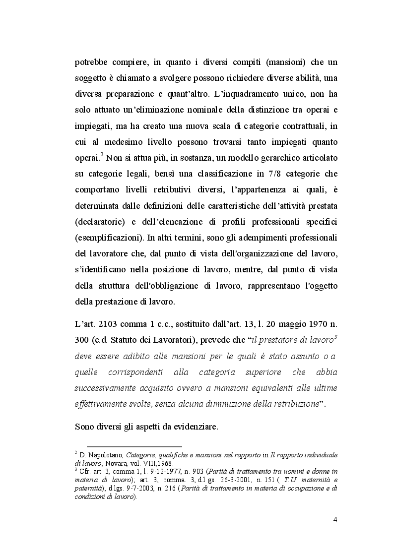 Anteprima della tesi: La dequalificazione professionale, Pagina 3