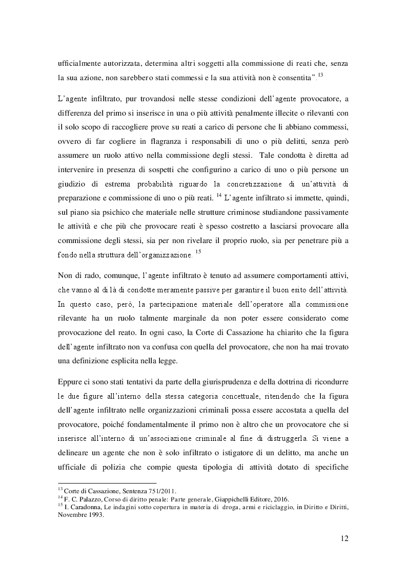 Estratto dalla tesi: L'agente sotto copertura dall'istituzione alle prospettive di contrasto alla corruzione