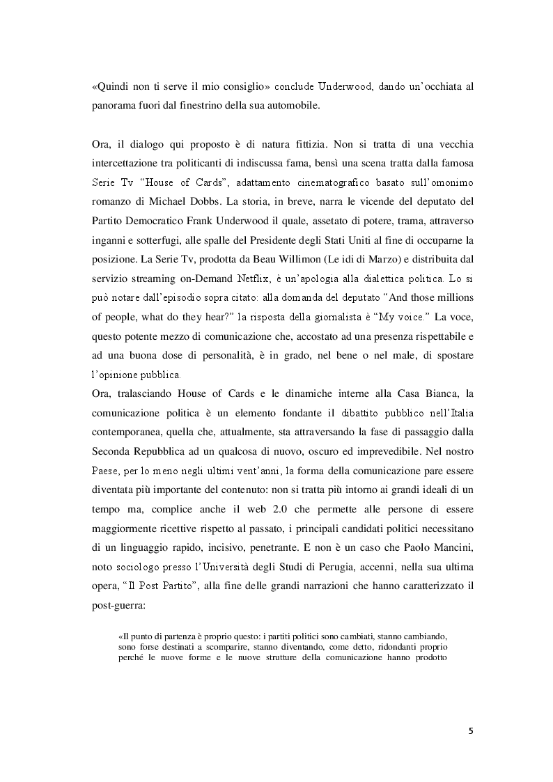 Anteprima della tesi: Marketing Politico: dai partiti nazionali alle amministrative di Milano, Pagina 3