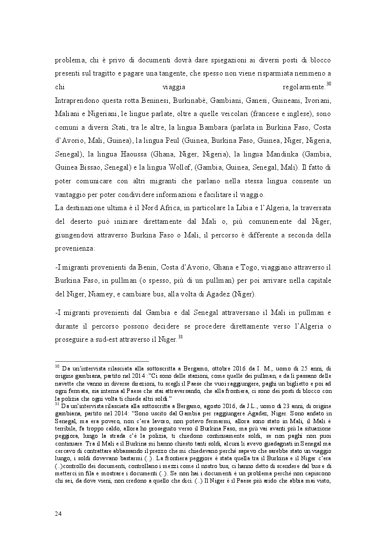 Anteprima della tesi: Libia come spazio di transito: la complessità del percorso migratorio, Pagina 7