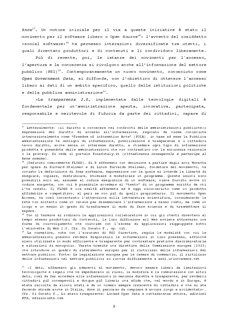 Anteprima della tesi: Pubblica amministrazione innovativa: Blockchain e prospettive di utilizzo , Pagina 6