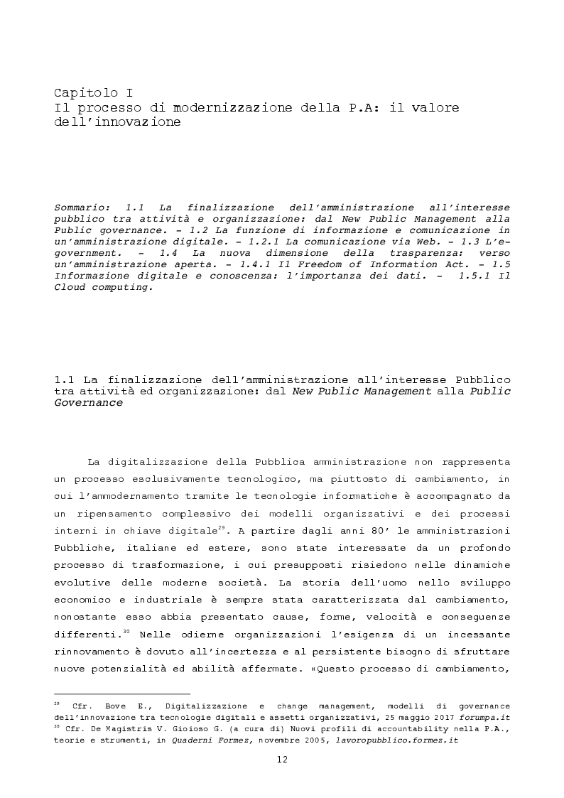 Anteprima della tesi: Pubblica amministrazione innovativa: Blockchain e prospettive di utilizzo , Pagina 9