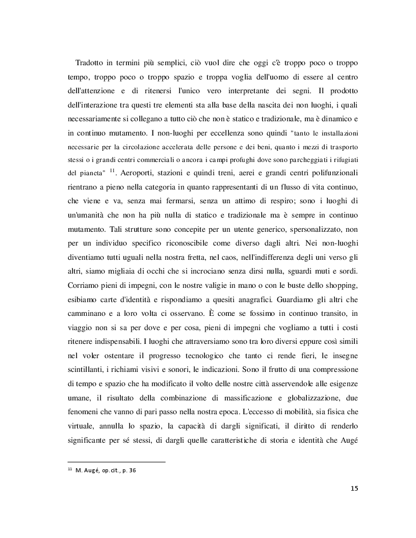 Anteprima della tesi: Luoghi e Non-Luoghi, espressioni della cultura. Da Napoli a Nola, Pagina 3