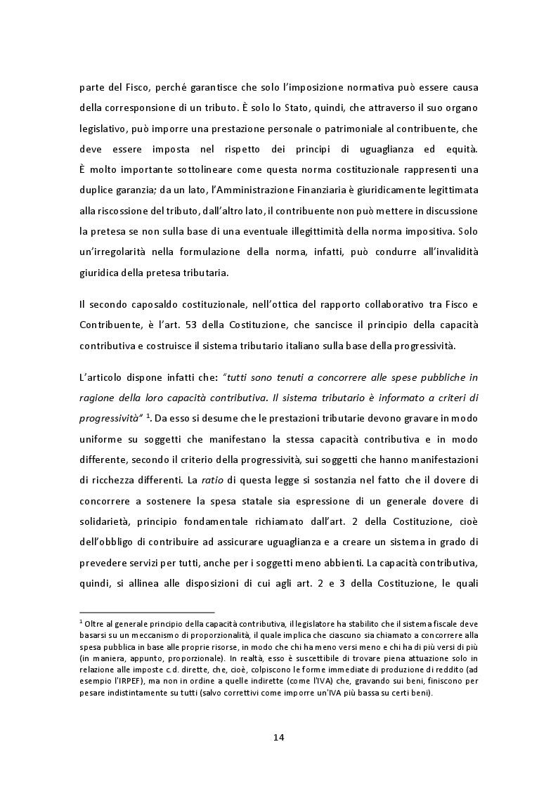 Anteprima della tesi: Il nuovo regime di adempimento collaborativo, Pagina 8