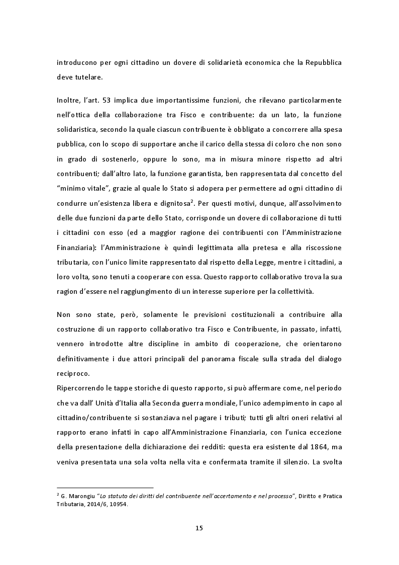 Anteprima della tesi: Il nuovo regime di adempimento collaborativo, Pagina 9