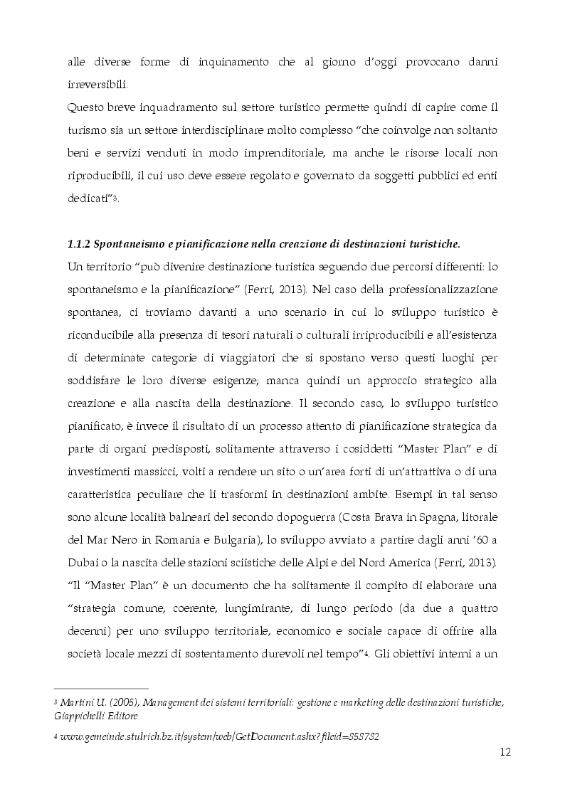 Anteprima della tesi: Destination Branding, Promozione Turistica e Sviluppo del territorio. Il caso Alto Adige Südtirol., Pagina 8