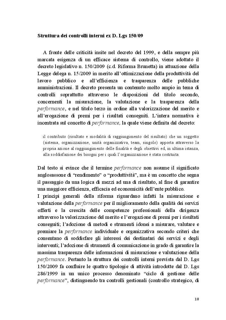 Estratto dalla tesi: La gestione dei rischi nelle amministrazioni pubbliche