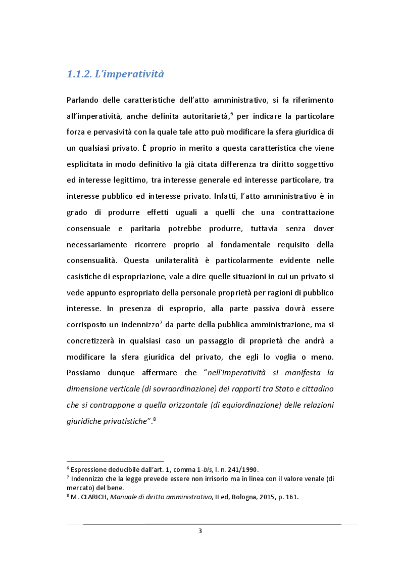 Anteprima della tesi: L’Atto Amministrativo: Vizi e Rimedi, Pagina 4