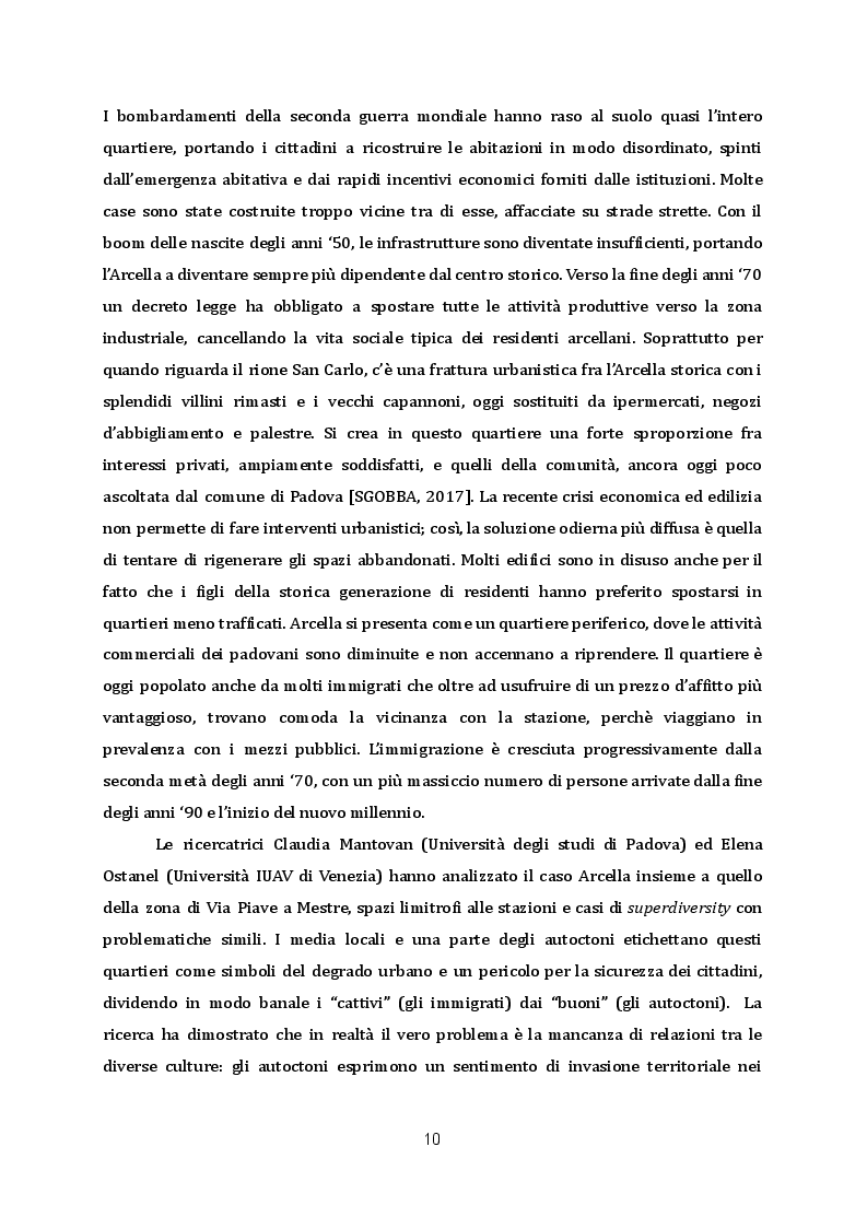 Anteprima della tesi: Rigenerazione urbana ed editoria: la libreria Limerick nel quartiere Arcella di Padova, Pagina 6