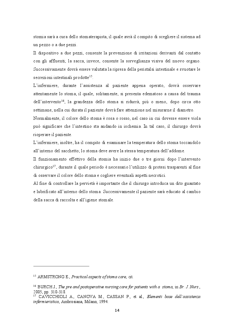 Estratto dalla tesi: Lesioni peristomali. Prevenzione, trattamento, educazione del caregiver