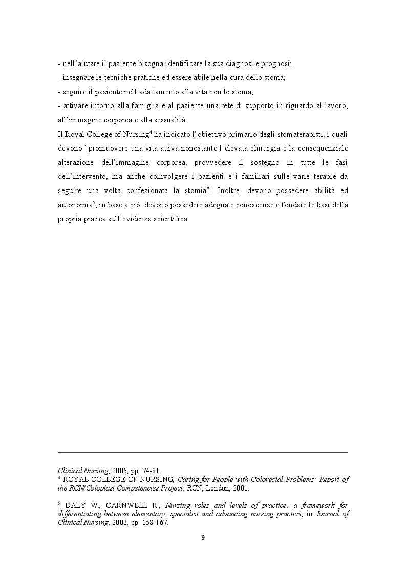 Anteprima della tesi: Lesioni peristomali. Prevenzione, trattamento, educazione del caregiver, Pagina 6