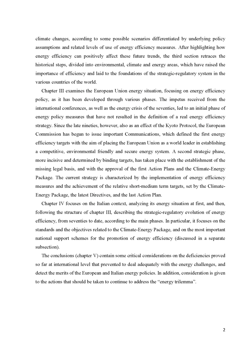 Anteprima della tesi: The role of energy efficiency for a secure, competitive and sustainable energy, Pagina 4