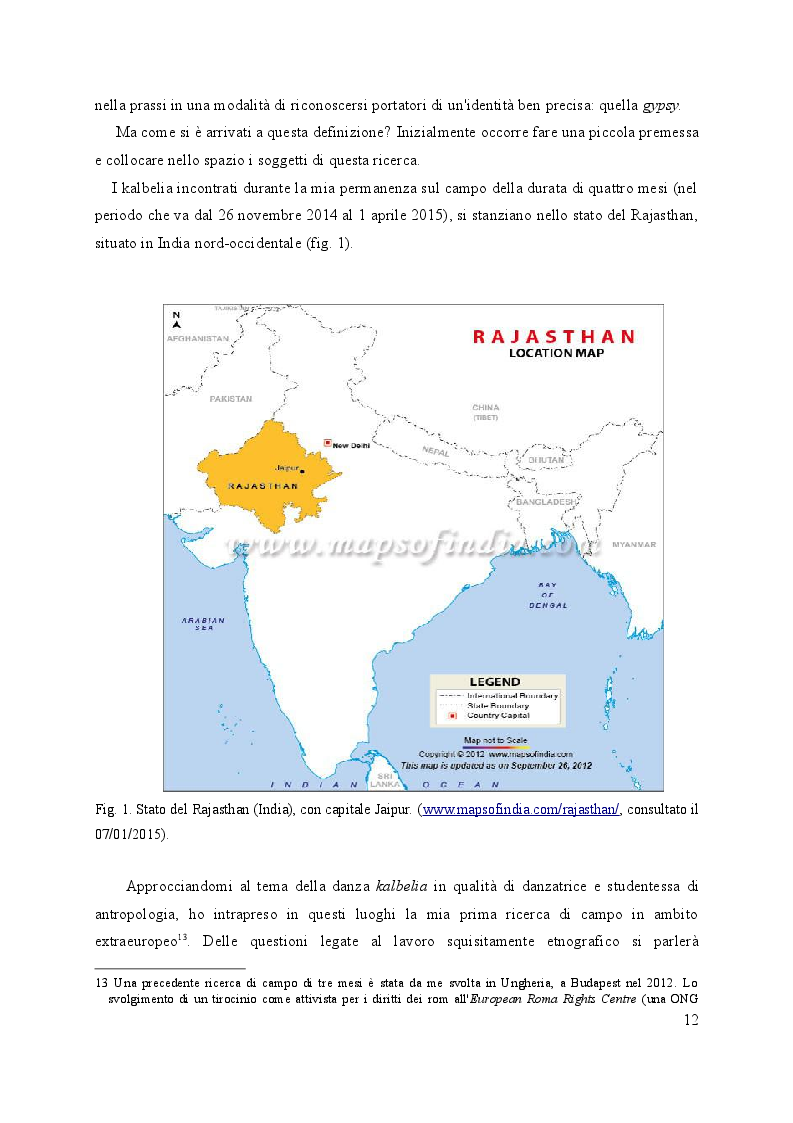 Anteprima della tesi: Da incantatori di serpenti a danzatori. Trasformazioni coreutiche tra i kalbelia del Rajasthan., Pagina 7