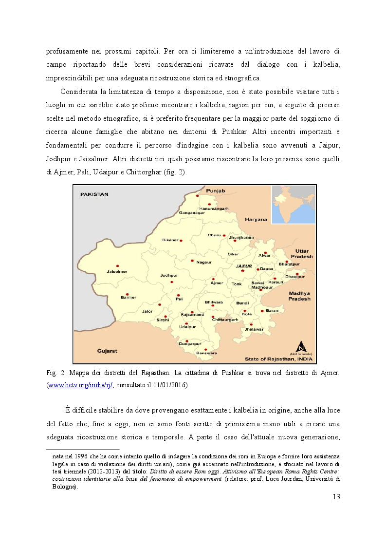 Anteprima della tesi: Da incantatori di serpenti a danzatori. Trasformazioni coreutiche tra i kalbelia del Rajasthan., Pagina 8