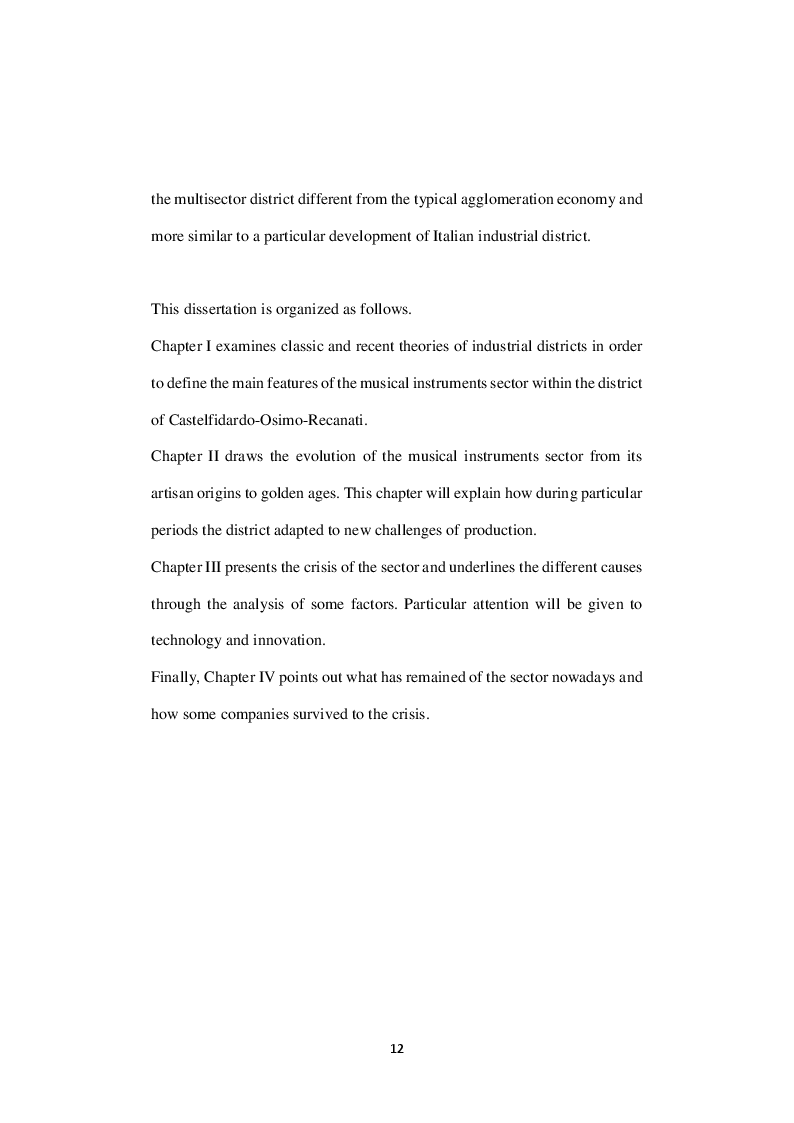 Anteprima della tesi: Rise and fall of the musical instruments district. A focus on the Marches and its district, Pagina 5