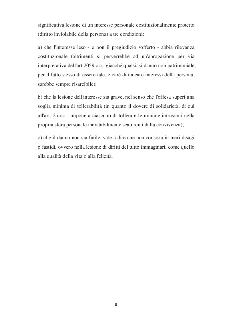 Anteprima della tesi: L'evoluzione del concetto di DANNO DA VACANZA ROVINATA secondo la norma e la giurisprudenza, Pagina 4
