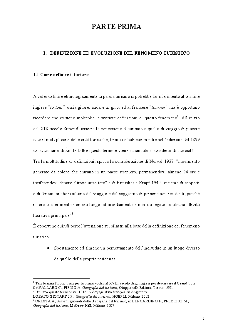 Anteprima della tesi: Espansione ed originalità del turismo crocieristico: le nuove realtà dei resorts galleggianti, Pagina 4