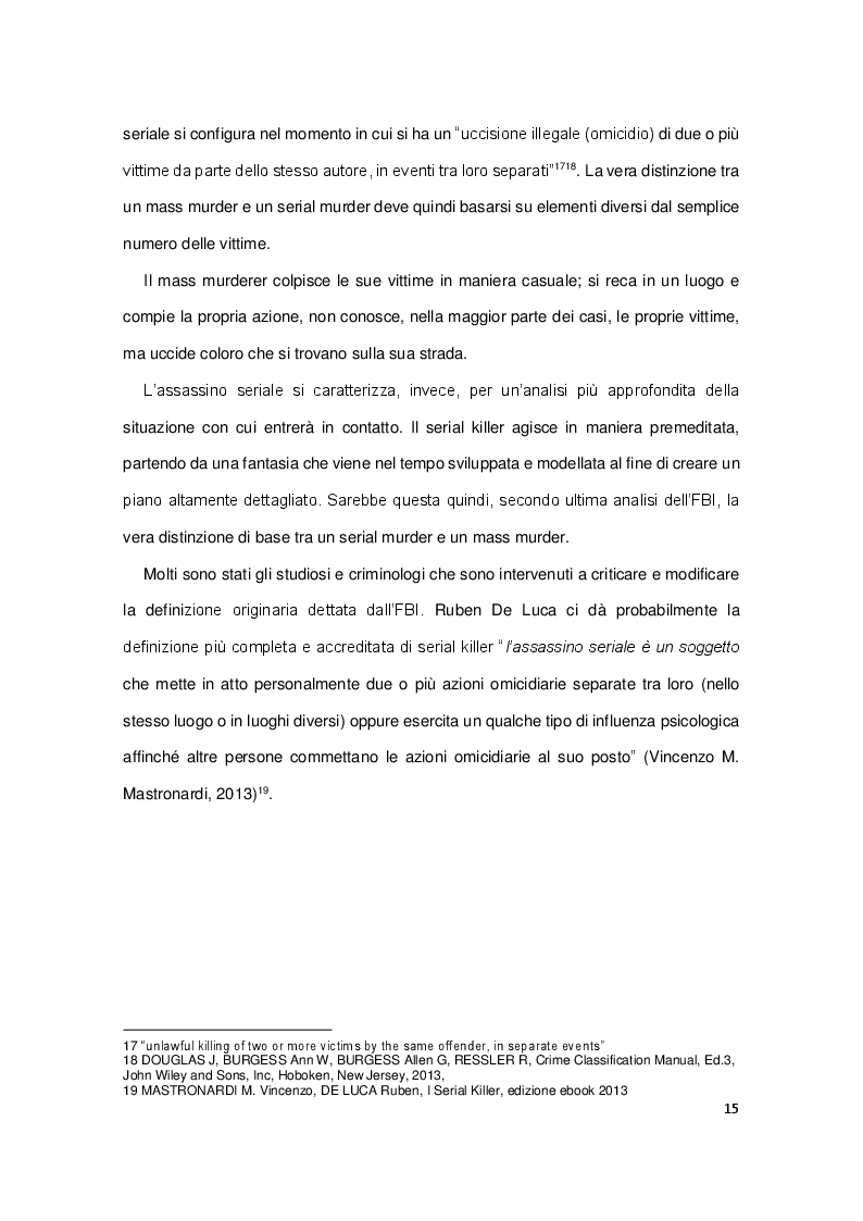 Anteprima della tesi: Analisi dell'omicidio seriale, Pagina 7