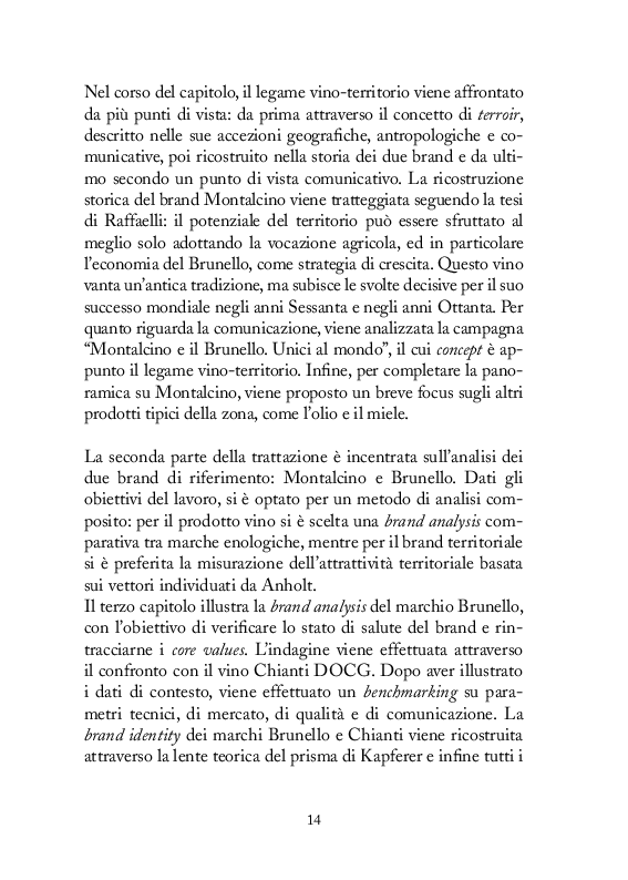 Anteprima della tesi: Strategie di comunicazione e marketing per Montalcino e il suo Brunello, Pagina 5