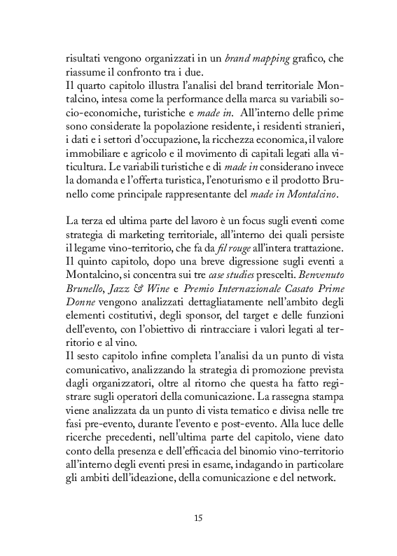 Anteprima della tesi: Strategie di comunicazione e marketing per Montalcino e il suo Brunello, Pagina 6