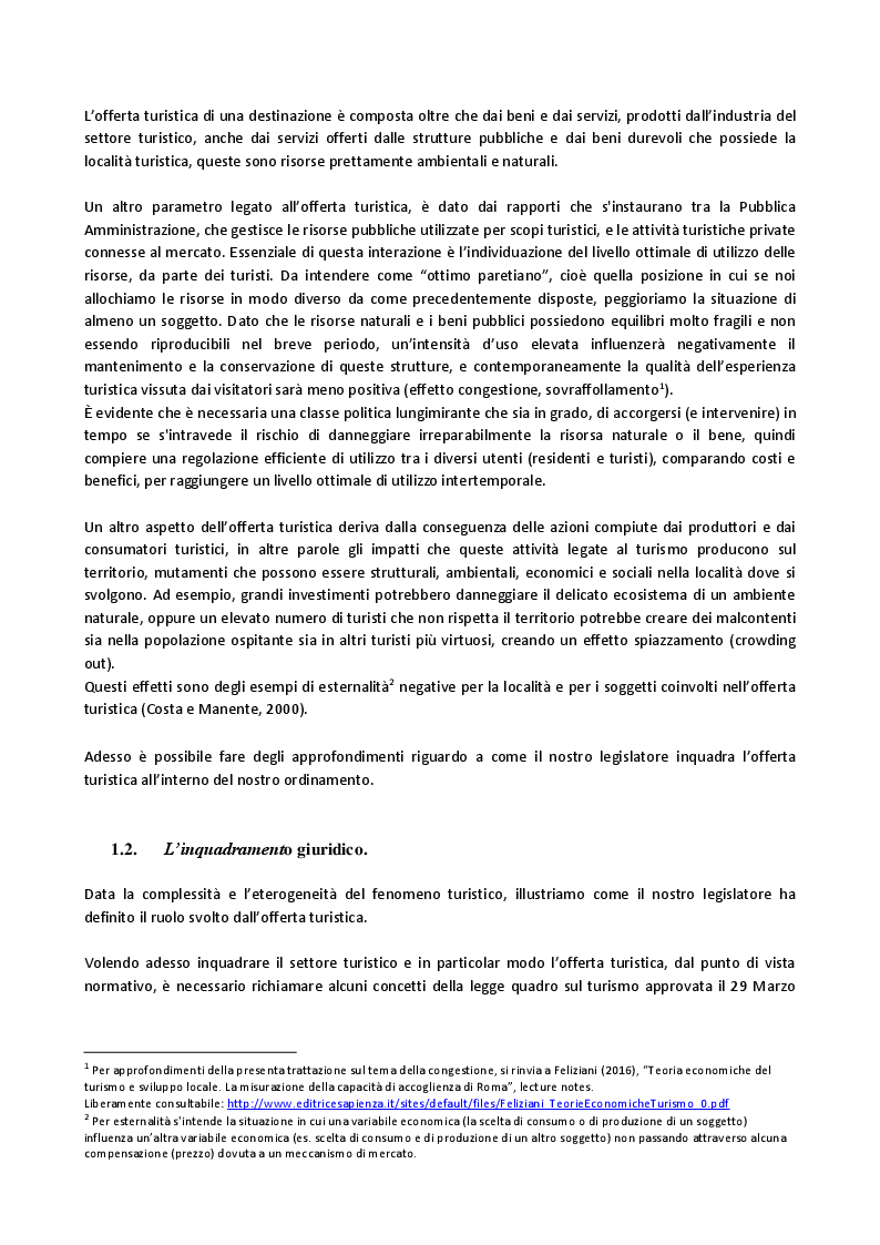 Anteprima della tesi: L’evoluzione dell’offerta turistica italiana negli ultimi 10 anni, con paragoni all’esperienza francese., Pagina 4