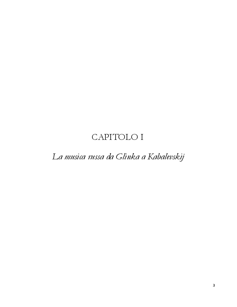 Anteprima della tesi: Dalla Composizione all'Interpretazione: La Terza Sonata per Pianoforte op. 46 di Dmitri Kabalevskij, Pagina 4