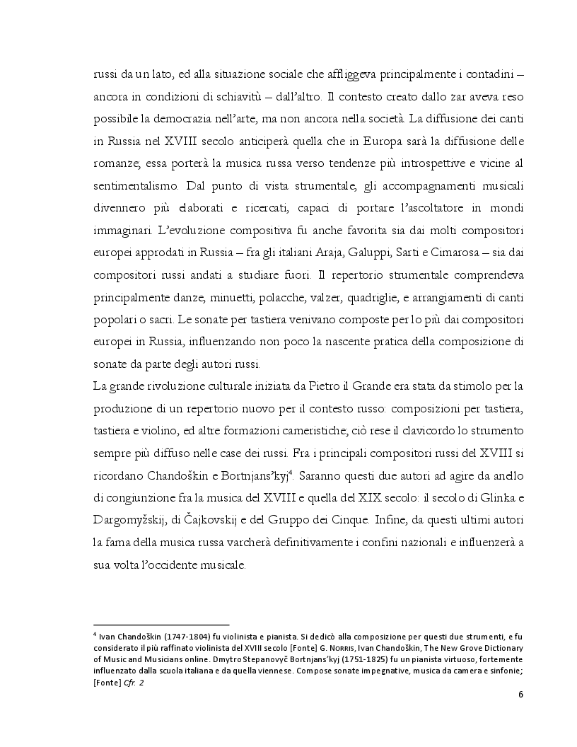 Anteprima della tesi: Dalla Composizione all'Interpretazione: La Terza Sonata per Pianoforte op. 46 di Dmitri Kabalevskij, Pagina 7