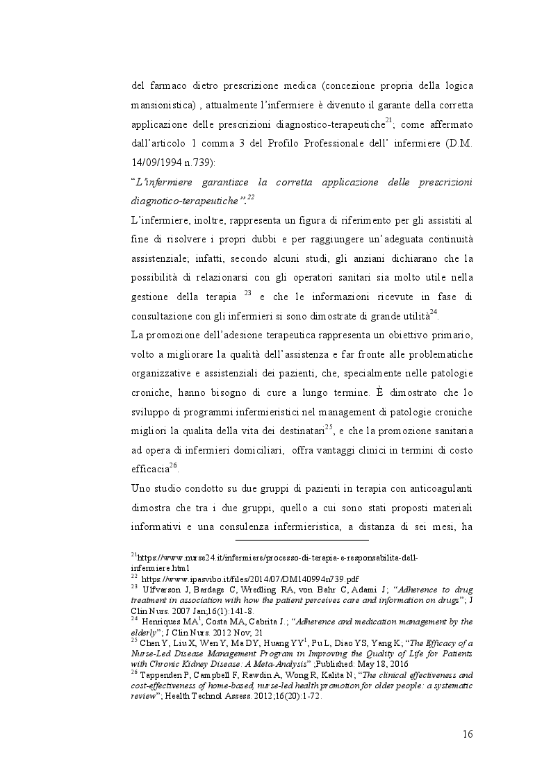 Estratto dalla tesi: Indagine sulle mancate conoscenze e comportamenti relativi alla salute nel self-management della terapia antidiabetica