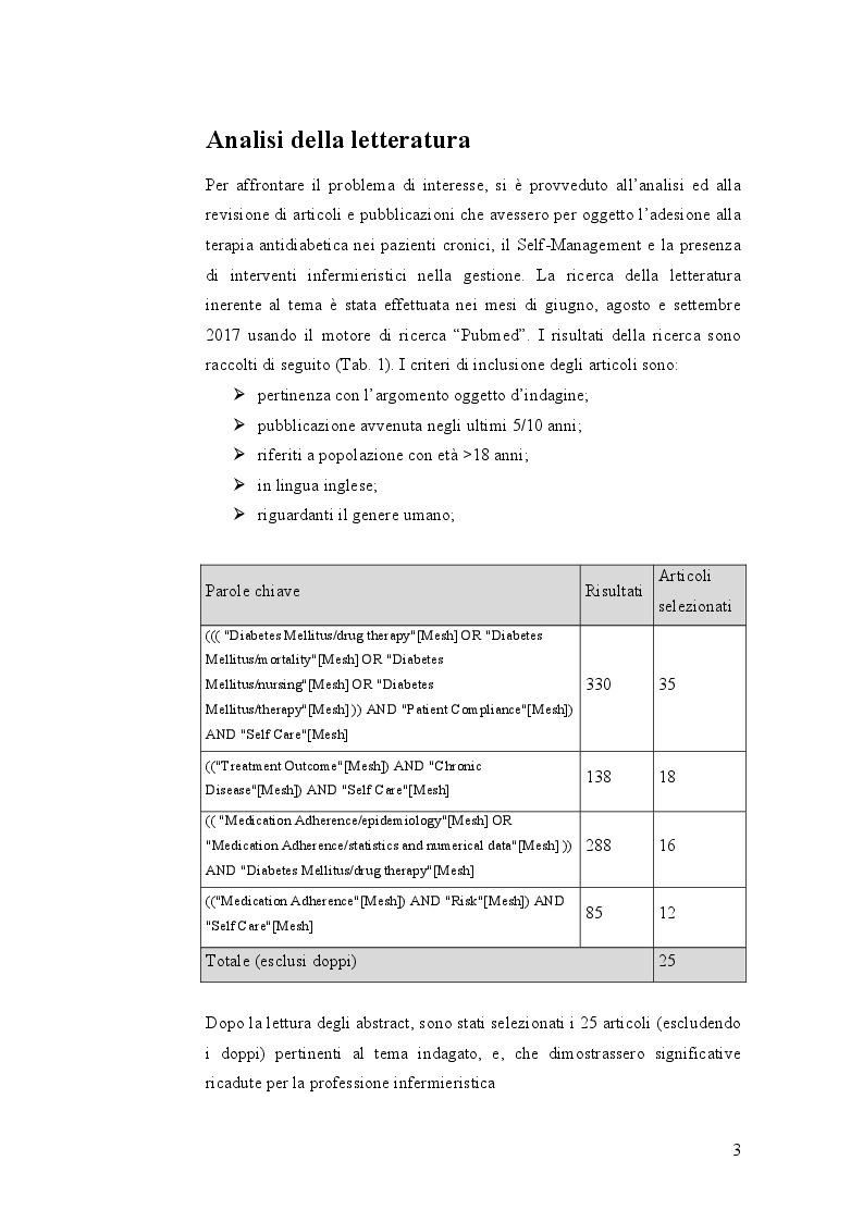 Anteprima della tesi: Indagine sulle mancate conoscenze e comportamenti relativi alla salute nel self-management della terapia antidiabetica, Pagina 4