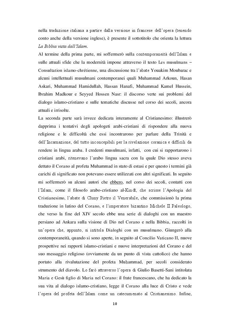 Anteprima della tesi: Unicità di Dio e Trinità nel pensiero islamico e cristiano: un dialogo possibile?, Pagina 7