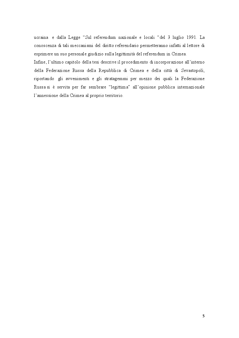 Anteprima della tesi: La crisi della Crimea: profili costituzionali del referendum del 16 marzo 2014, Pagina 3