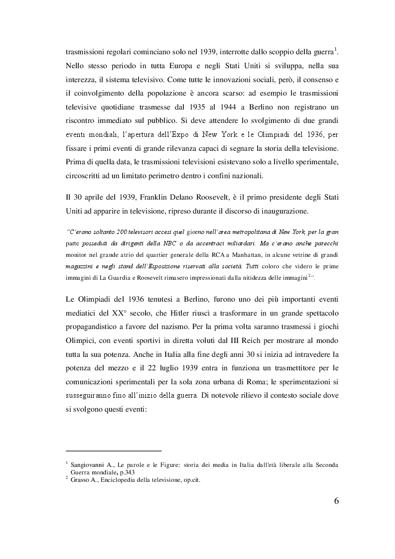Anteprima della tesi: Rai, dal regio decreto alla rivoluzione del sistema televisivo, Pagina 7