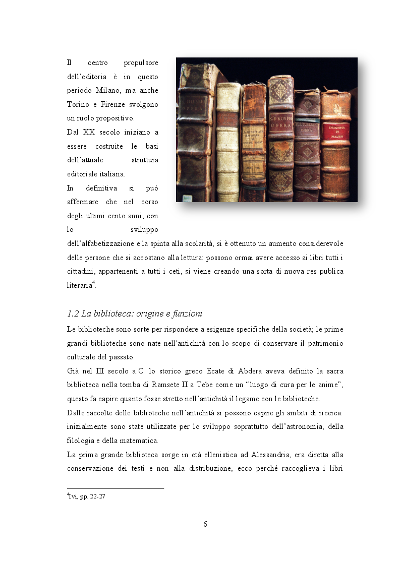 Anteprima della tesi: Biblioteche carcerarie tra cultura e reinserimento: la biblioteca della casa circondariale di Lecco, Pagina 7