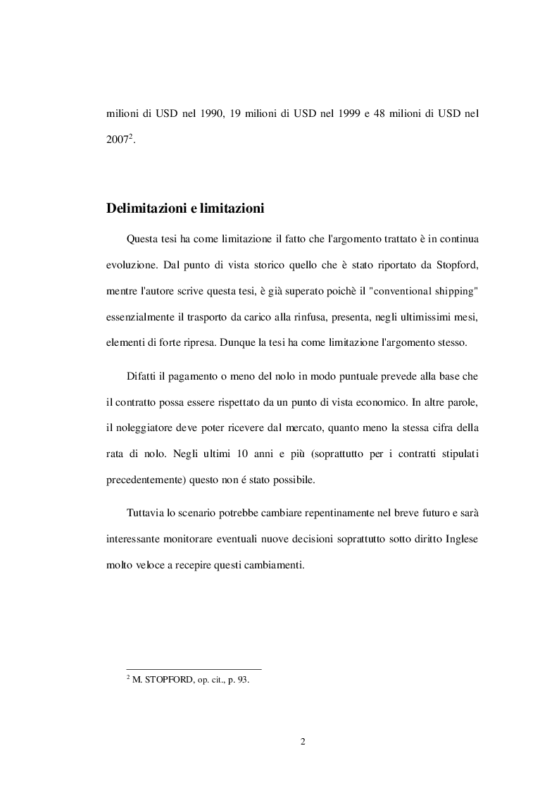 Anteprima della tesi: La crisi dello shipping. Problematiche giuridiche in un mercato in forte distress, Pagina 3